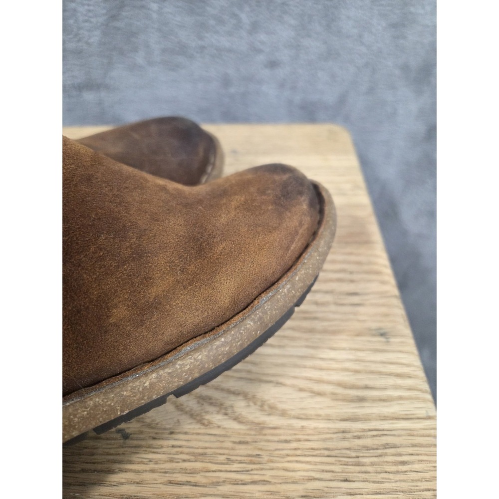 Born Taran Boots Women's Size 7.5 Brown Distressed Suede Leather Ankle Booties - Picture 12 of 13